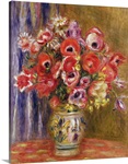 Vase of Tulips and Anemones, c.1895