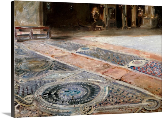 Venetian Interior (oil on canvas)
