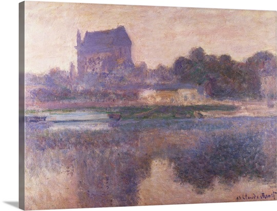Vernon Church in Fog, 1893 (oil on canvas)