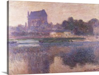 Vernon Church in Fog, 1893 (oil on canvas)