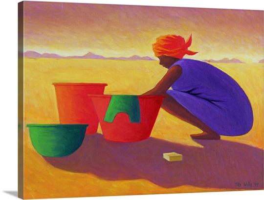 Washer Woman, 1999 (oil on canvas)