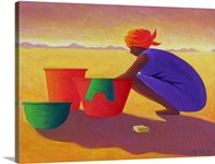 Washer Woman, 1999 (oil on canvas)