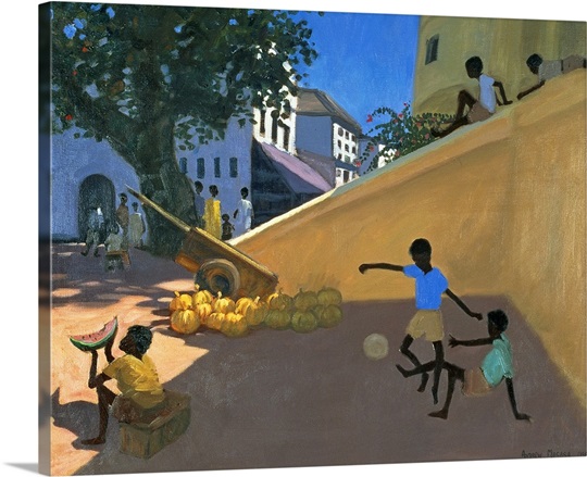 Water Melons, Hamu, Kenya, 1995 (oil on canvas)