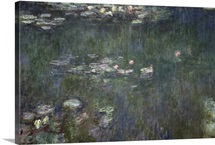 Waterlilies: Green Reflections, 1914 18 (central section)