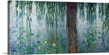 Waterlilies: Morning with Weeping Willows