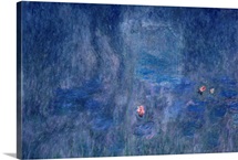 Waterlilies: Reflections of Trees, detail from the central section, 1915 26