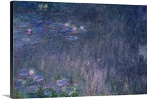 Waterlilies: Reflections of Trees, detail from the left hand side, 1915 26