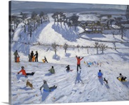 Winter Fun, Chatsworth, 2010 (oil on canvas)