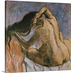 Woman Combing her Hair, 1905 10 (pastel on paper)