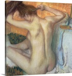 Woman combing her hair, c.1886 (pastel)