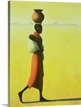 Woman Walking, 1990 (oil on canvas)