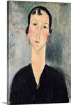 Woman with Earrings (oil on canvas)
