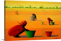 Woman's Work, 2001 (oil on canvas)