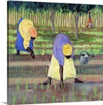Women Gardening, 2005 (oil on canvas)