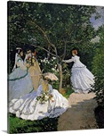 Women in the Garden, 1866 (oil on canvas)