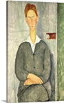 Young boy with red hair, 1906 (oil on canvas)