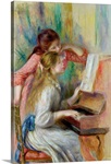 Young Girls at the Piano, c.1890 (oil on canvas)