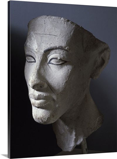 Ancient egyptian head of queen nefertiti photo canvas print  great big