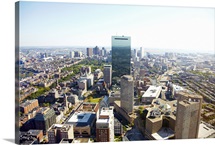 Aerial view of Boston