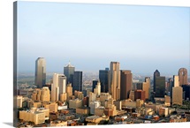 Aerial view of downtown Dallas, Texas