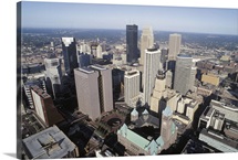 Aerial view of downtown Minneapolis, Minnesota