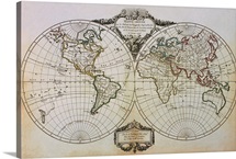 Antique map of the world