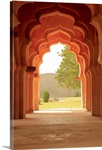 Arches of Lotus Temple, Hampi, Karnataka, India.