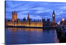 Big Ben and the Houses of Parliament in London
