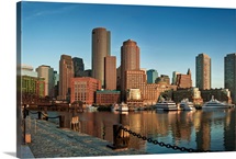 Boston skyline, Massachusetts