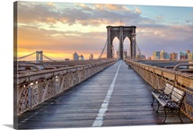 Brooklyn bridge, New York City.