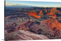 Dead Horse Point, Winter Sunrise, Utah.