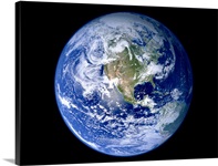 Earth with North America prominent