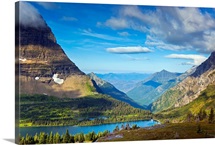 Hidden Lake Overlook at morning Glacier National Park.