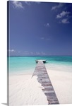 jetty leading to ocean, maldives