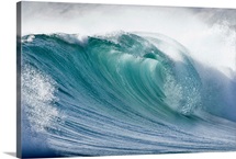 Large wave breaking at Greenly Beach, Southern Ocean, Eyre Peninsula. South Australia.
