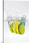 Lemon and lime in water