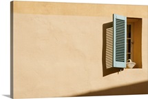 Light on window in Saint Tropez.