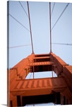 Low angle view of a bridge, Golden Gate Bridge, San Francisco, California