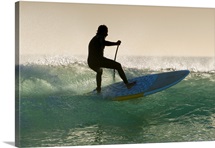 man surfing