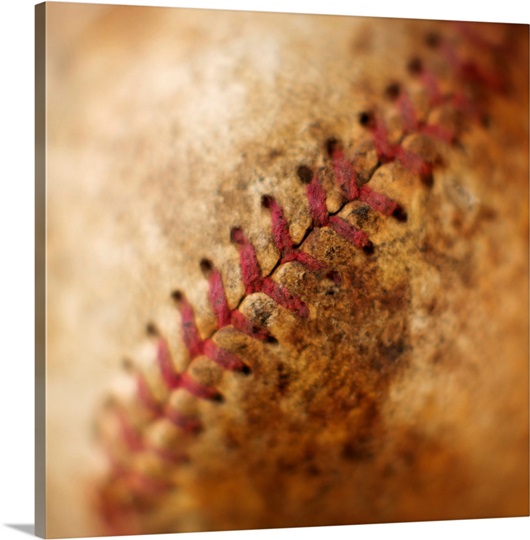 Seam on antique baseball