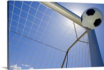 Soccer ball and goal