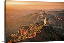Sunrise at Point Imperial, Grand Canyon North Rim.
