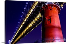 Taken under George Washington bridge looking west towards New Jersey.