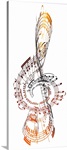 The music is the opening of Beethoven's Pathetique Piano Sonata