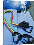 USA, New Jersey, Jersey City, Close up of expander in gym