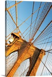 USA, New York State, New York City, Span of Brooklyn Bridge
