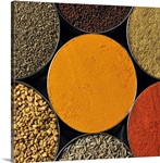 Various kinds of spices.