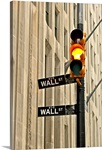 Wall street traffic light