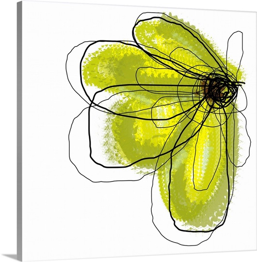 Green Liquid Flower Three
