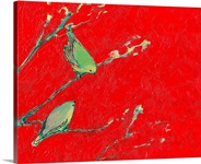 Birds in Red
